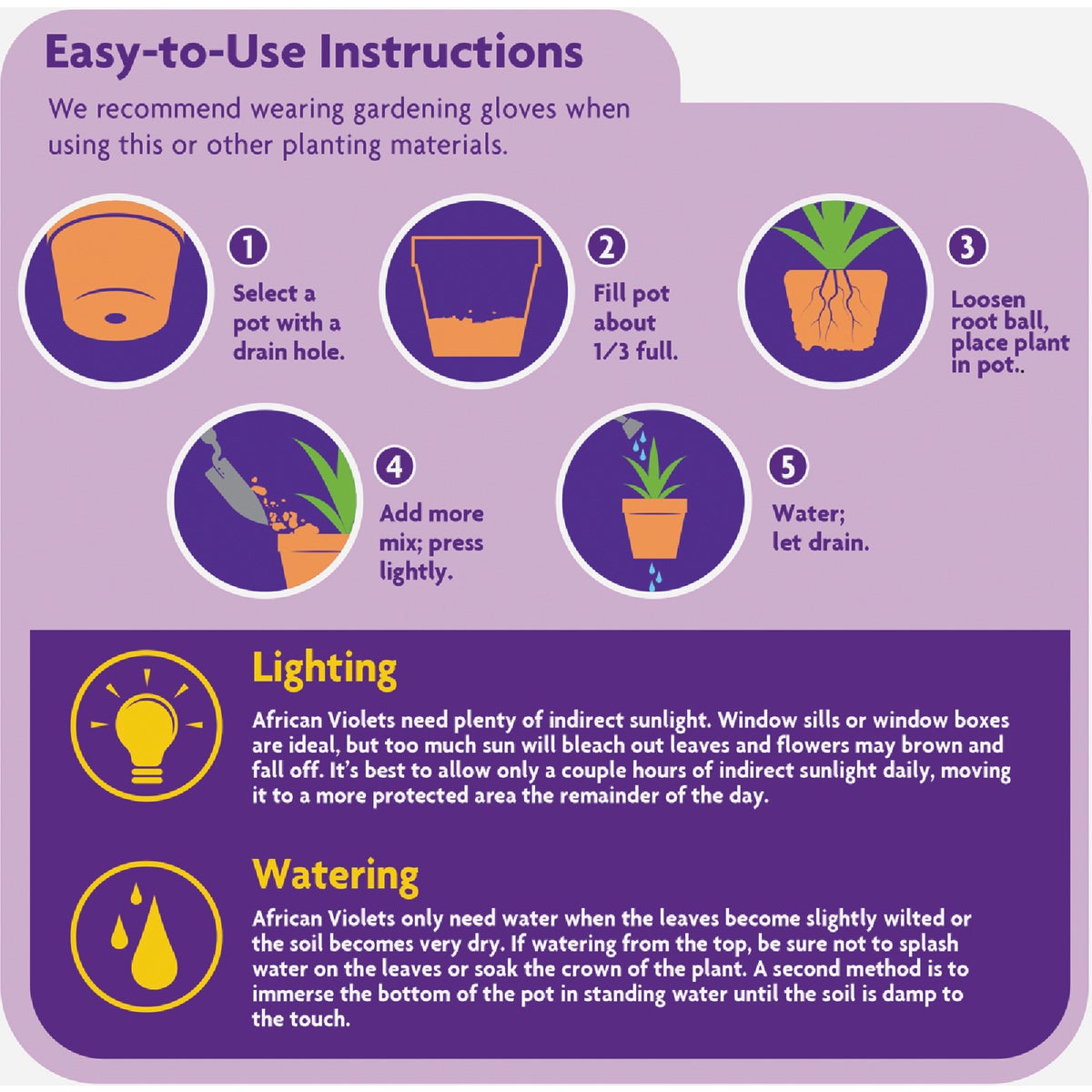 Miracle-Gro 8 Qt. African Violet Potting Mix Image 6