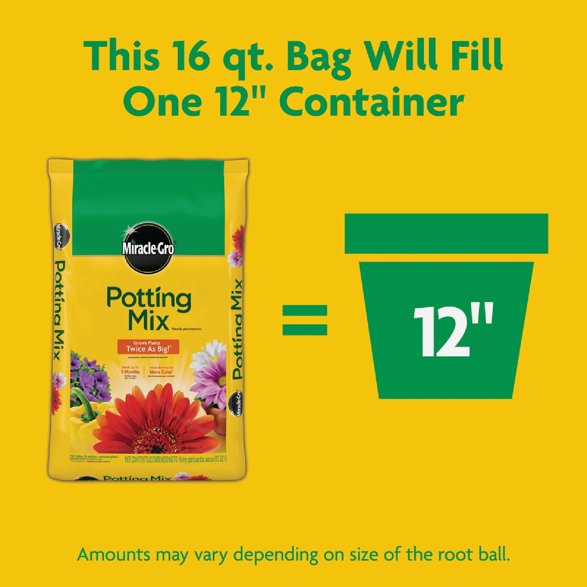 Miracle-Gro 16 Qt. Potting Mix Image 6