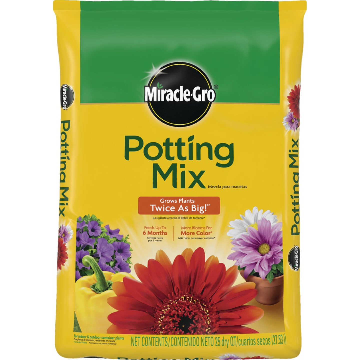 Miracle-Gro 25 Qt. Container Plant Potting Mix Image 1