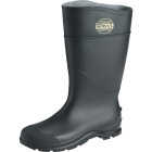 Servus Men's Size 8 Black Steel Toe PVC Rubber Boot Image 1