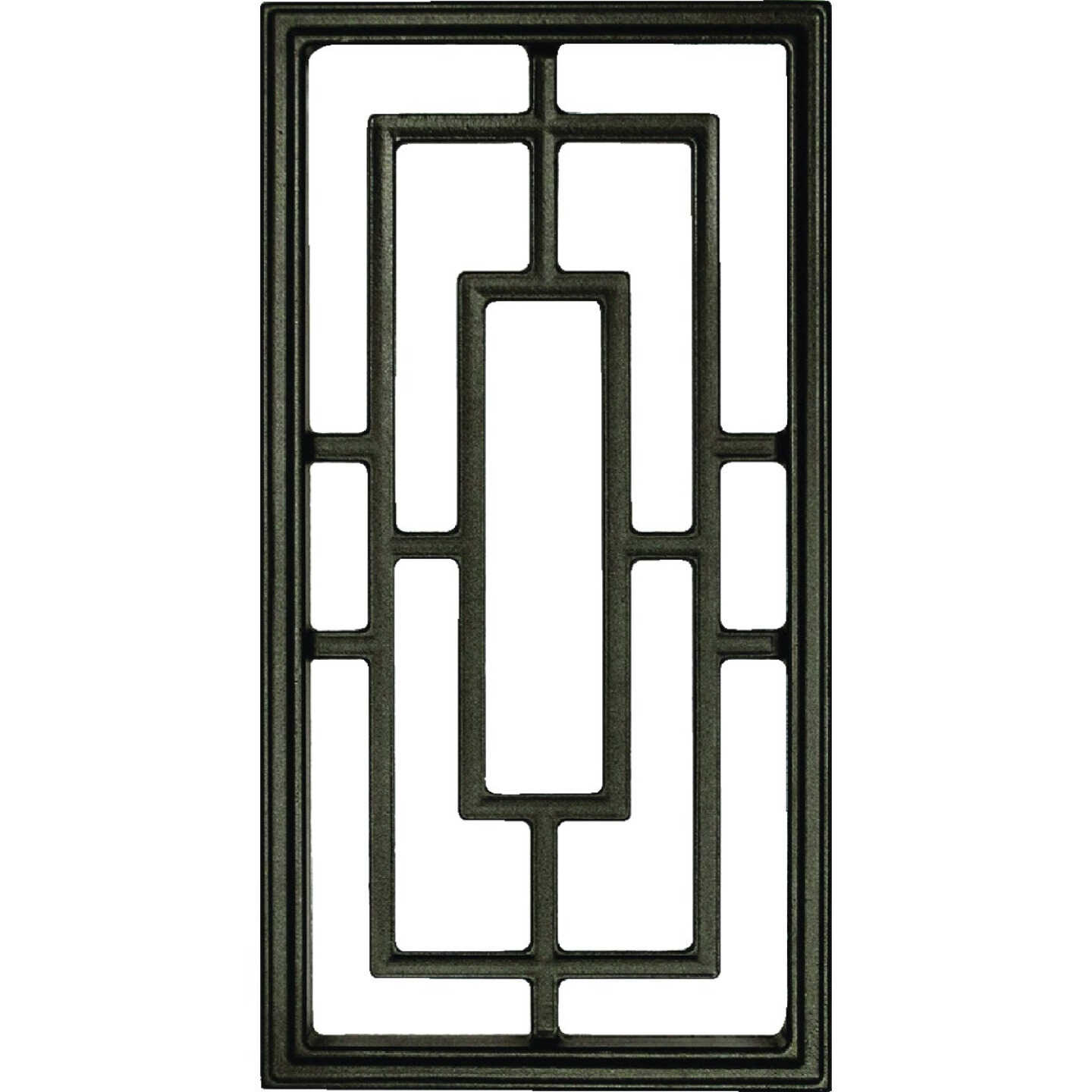 Nuvo Iron 8-5/8 In. W. x 17-1/4 In. H. Rectangle Cast Aluminum Gate Insert Image 1