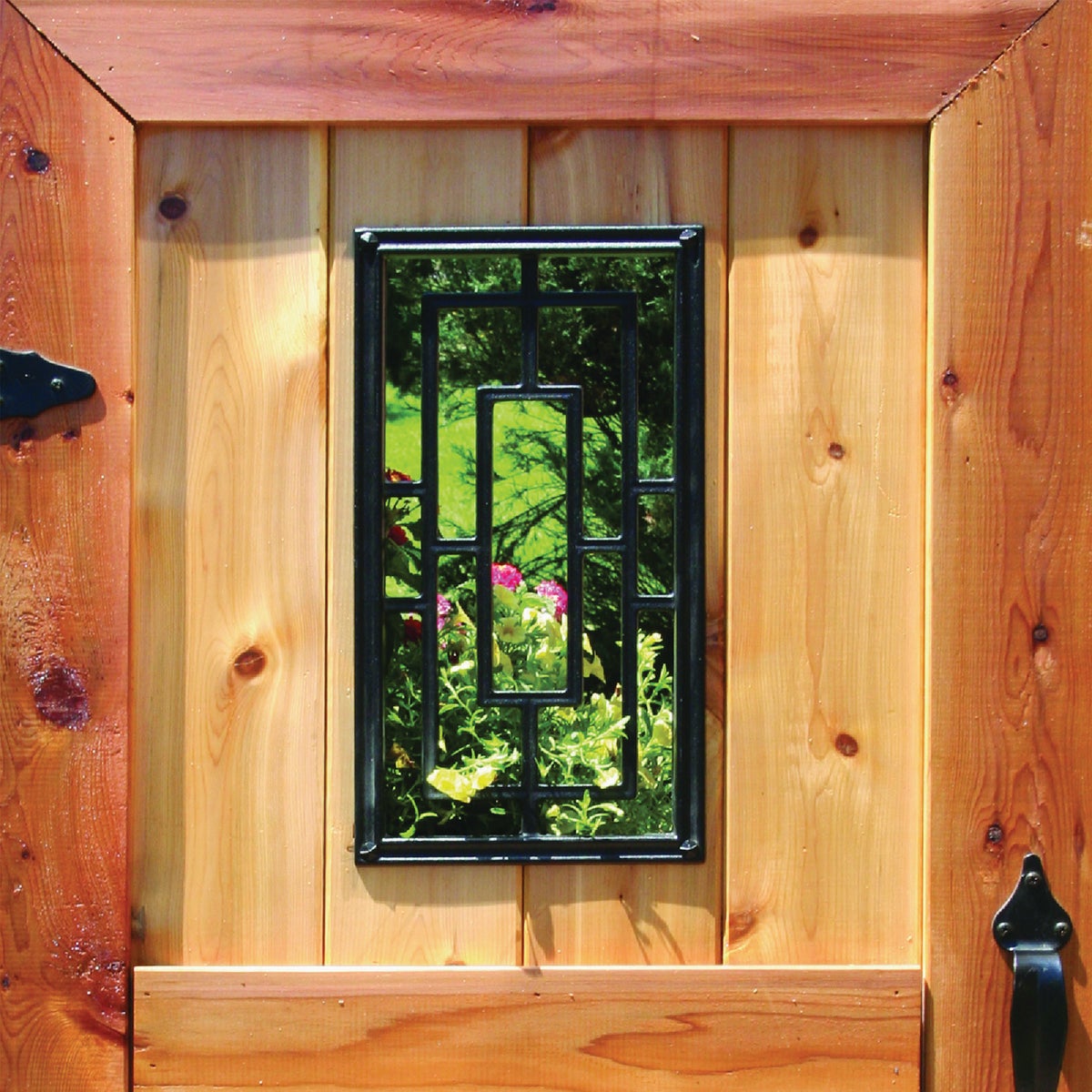 Nuvo Iron 8-5/8 In. W. x 17-1/4 In. H. Rectangle Cast Aluminum Gate Insert Image 2