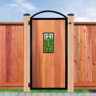 Nuvo Iron 8-5/8 In. W. x 17-1/4 In. H. Rectangle Cast Aluminum Gate Insert Image 3