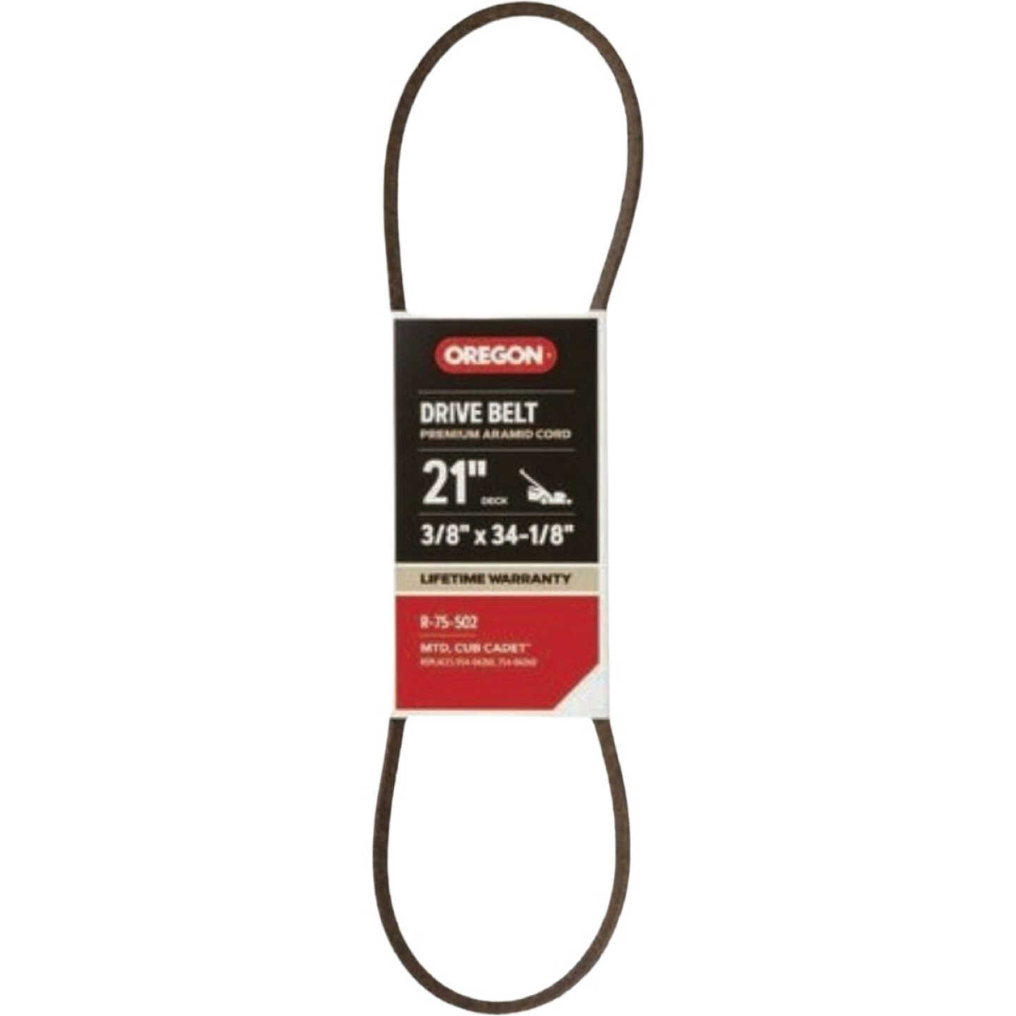 Oregon 3/8 In. x 34-1/8 In. Drive Belt for 21 In. Deck Walk-Behind Mower Image 1