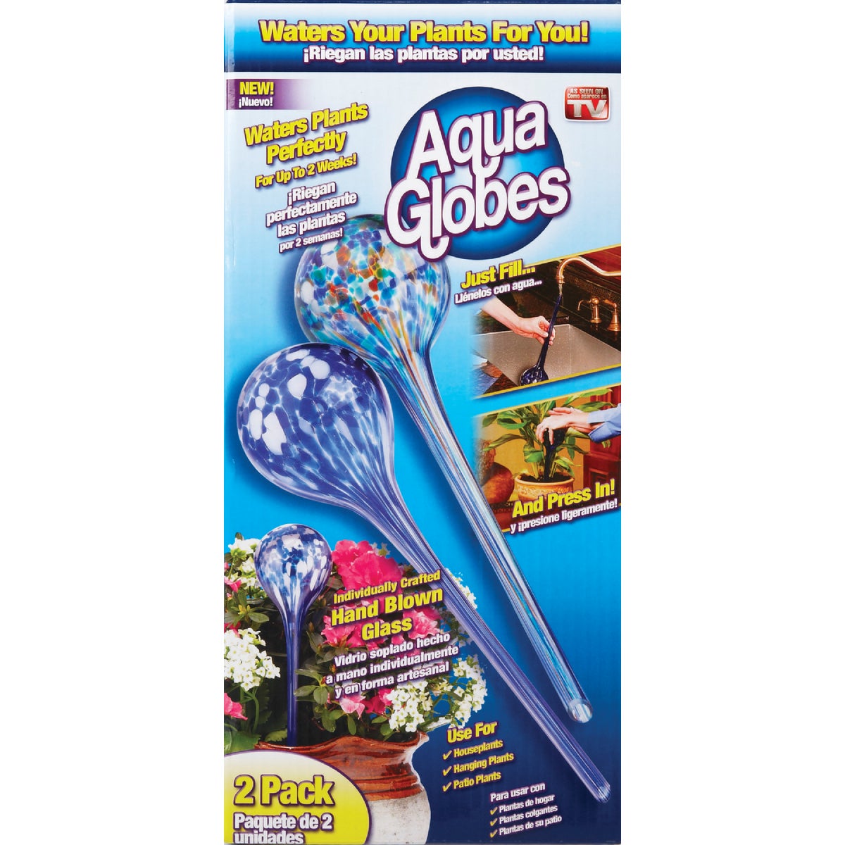 Best Garden Watering Globe Glass Waterer (2-Pack) Image 2