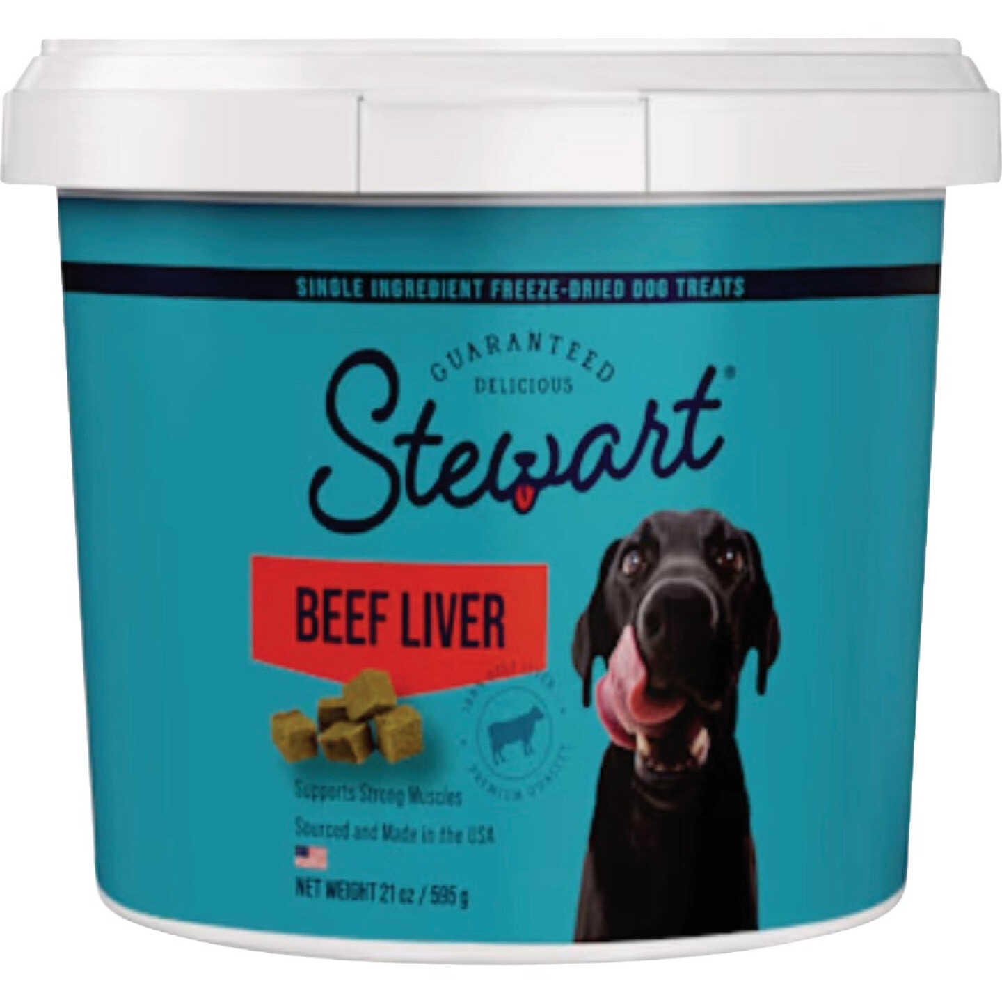 Stewart's 21 Oz. Beef Liver Freeze Dried Single Ingredient Dog Treat Image 1