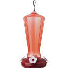 More Birds 25 Oz. Plastic Hollyhock Hummingbird Feeder Image 1