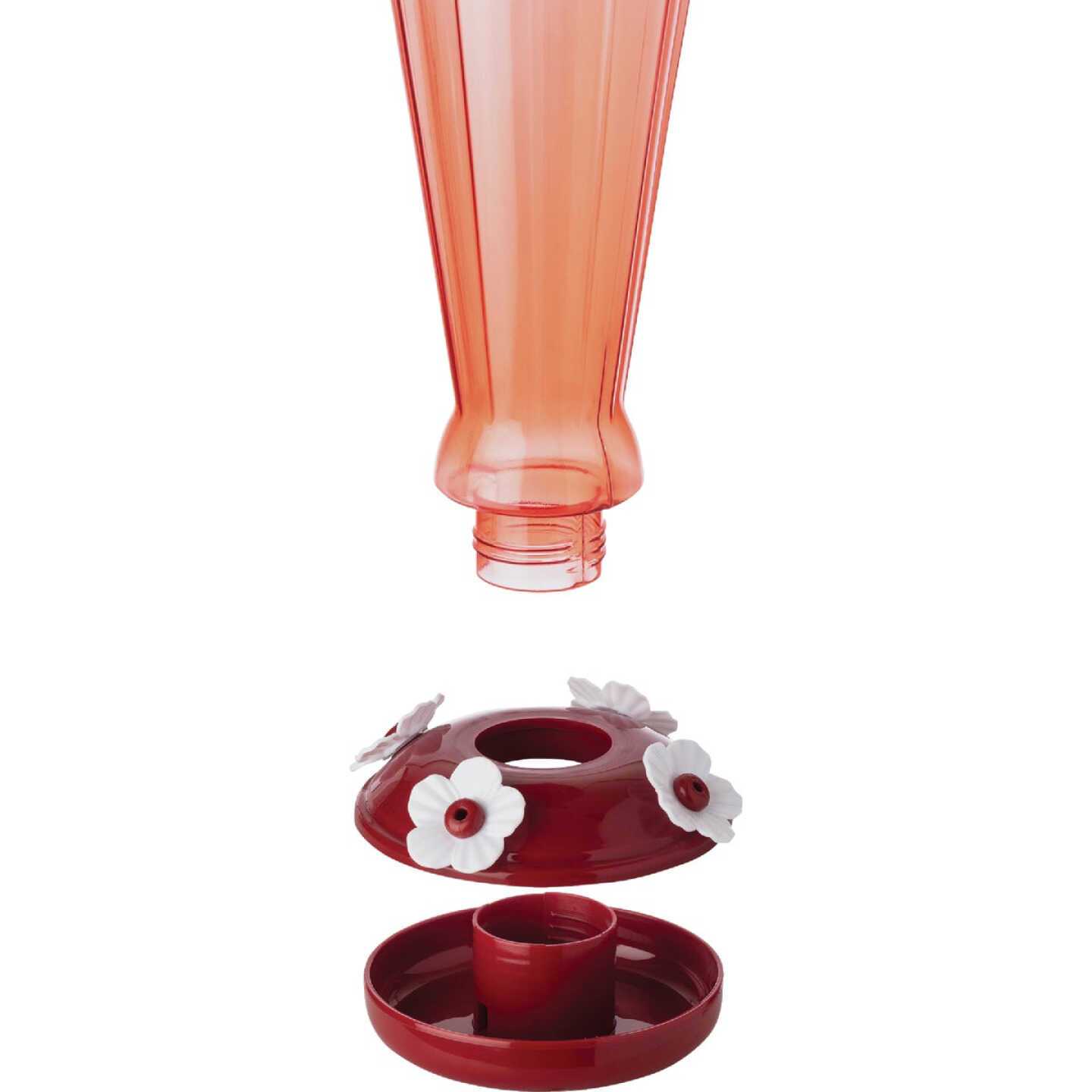 More Birds 25 Oz. Plastic Hollyhock Hummingbird Feeder Image 3