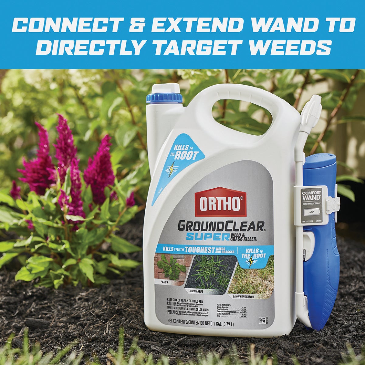 Ortho GroundClear Super 1 Gal. Weed & Grass Killer with Comfort Wand Image 5