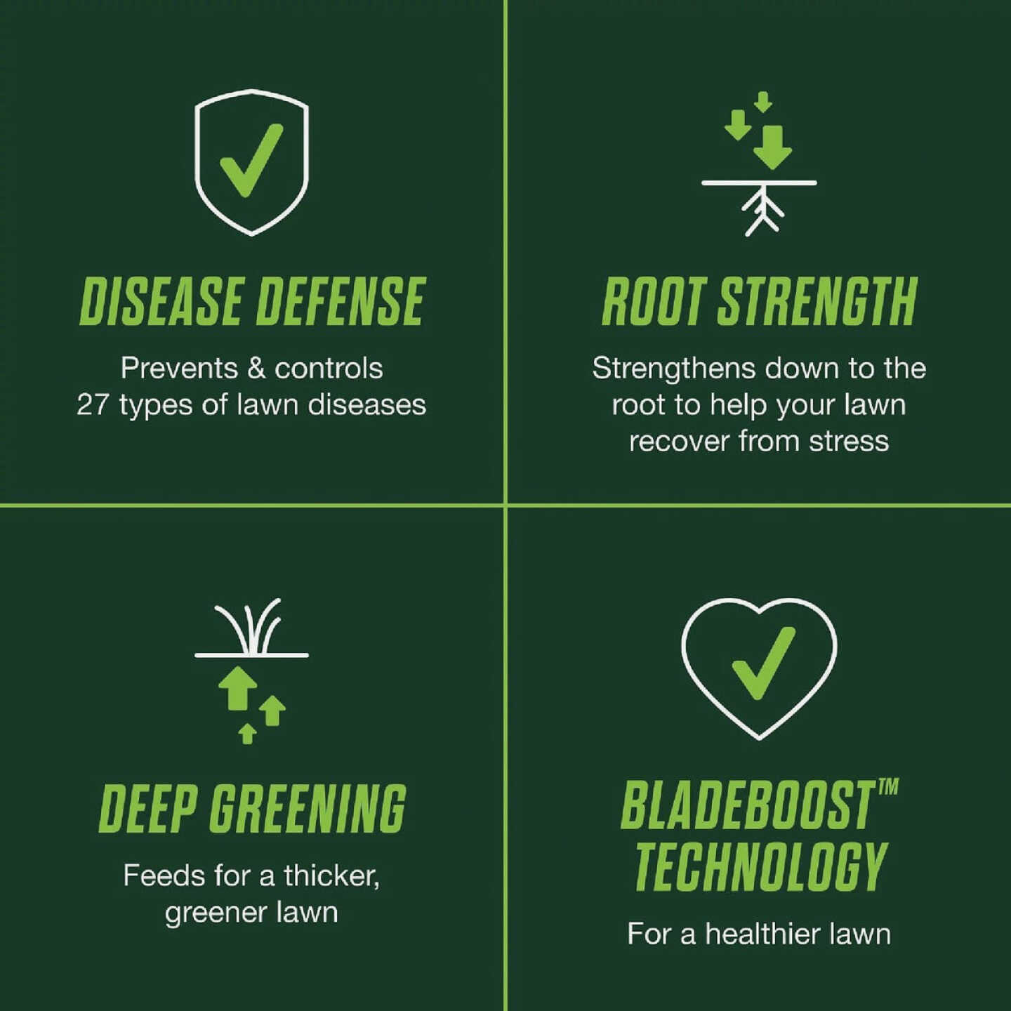 Scotts Turf Builder Healthy Plus Lawn Food FL 4000 Sq. Ft. 2-In-1 Fungicide & Fertilizer Image 4