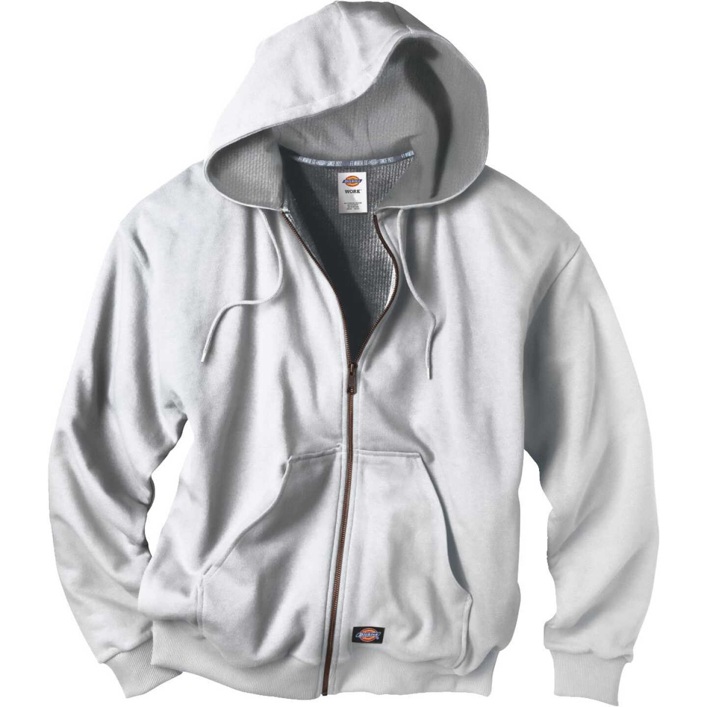 MED GRY HOOD FLC JACKET Image 2