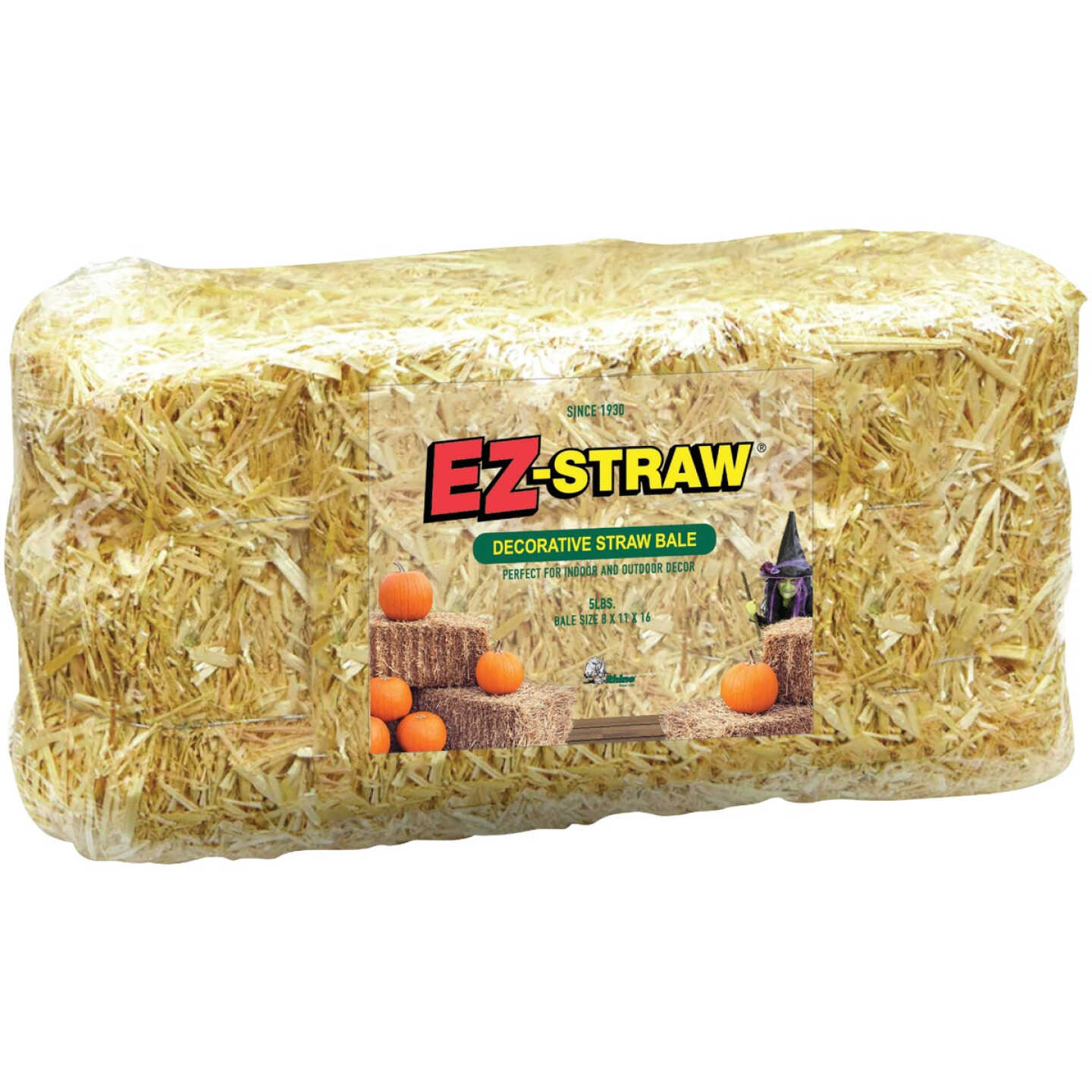 EZ-Straw 0.8 Cu. Ft. Decorative Straw Bale Image 1