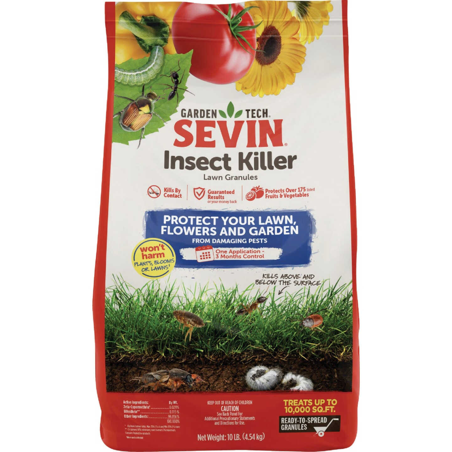 Garden Tech Sevin 10 Lb. Ready To Use Granules Lawn Insect Killer Image 1