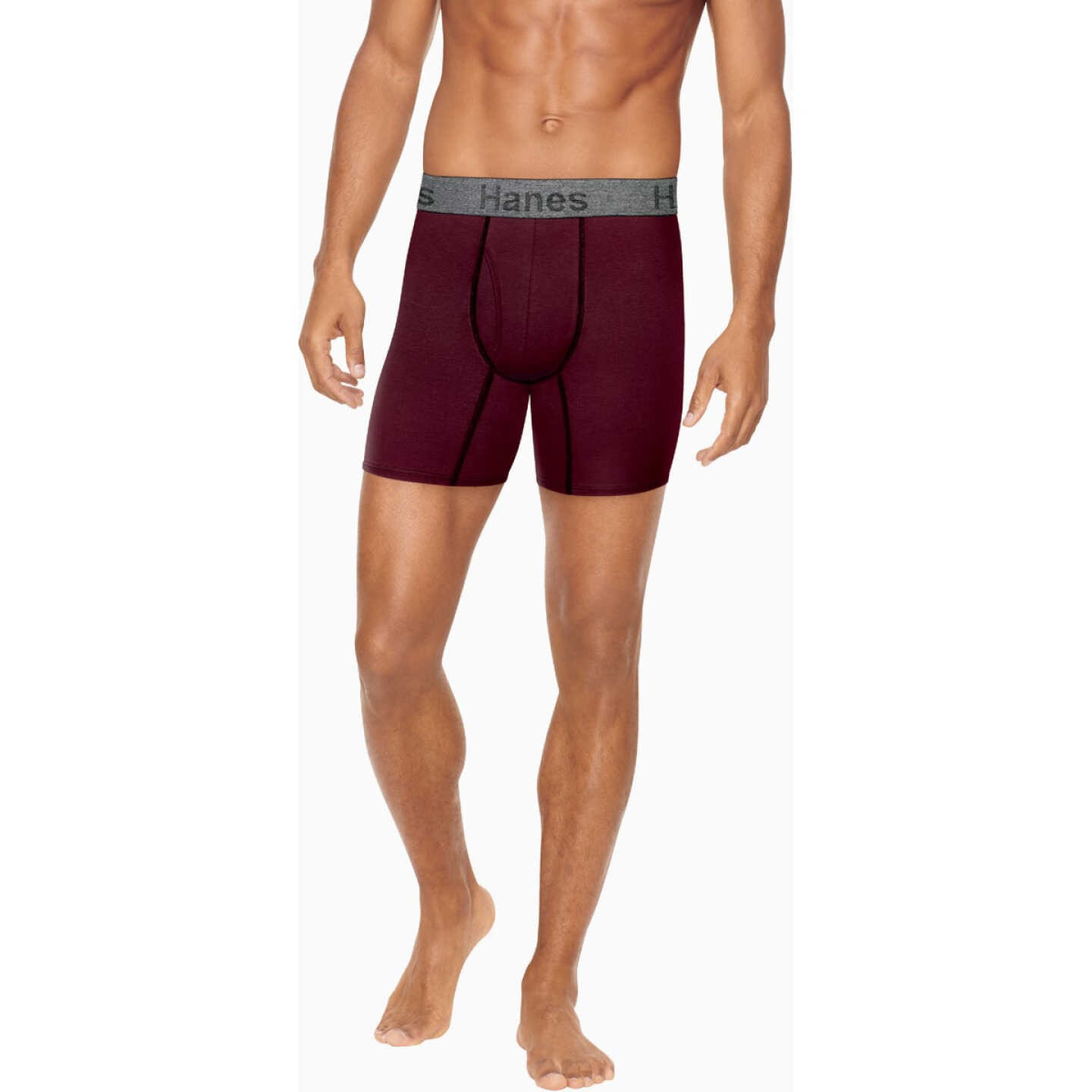 Hanes Men's L Flex Fit Boxer Briefs (3-Pack) Image 2