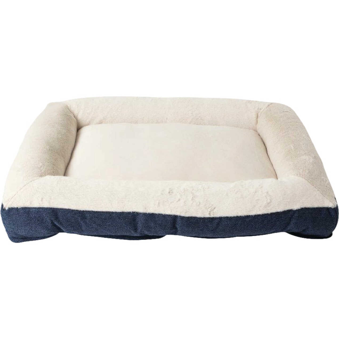 Petm mate 30 In. x 40 In. Rectangular Bolster Dog Bed Image 1