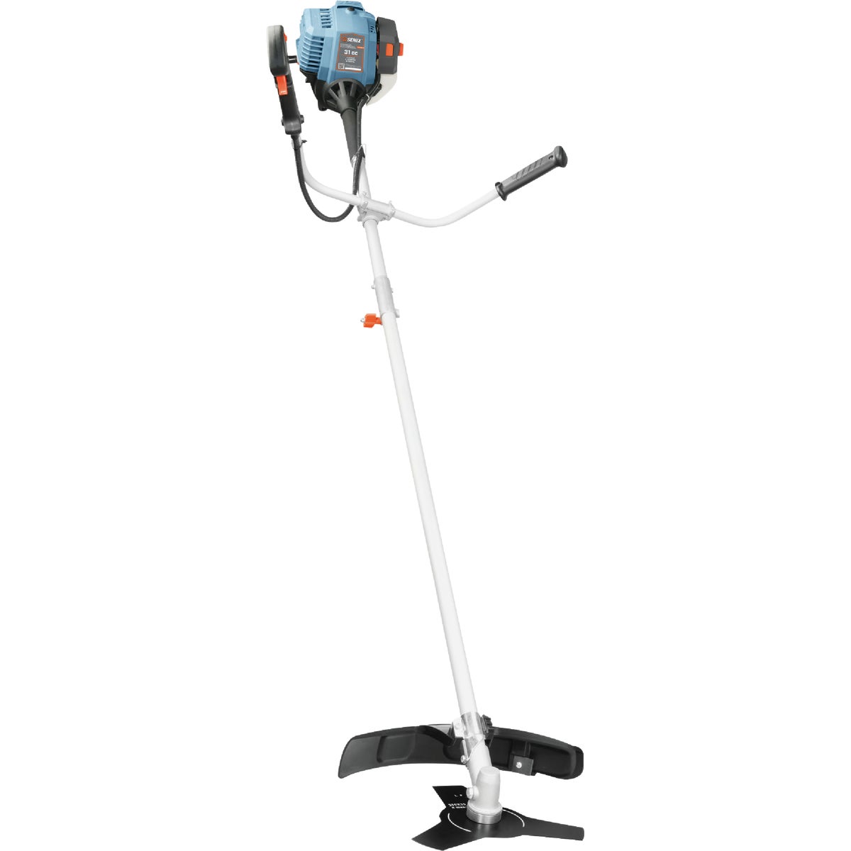 Senix 4QL 31cc 4-Cycle Gas Powered 10 In. Brush Cutter and 17.7 In. String Trimmer Image 3