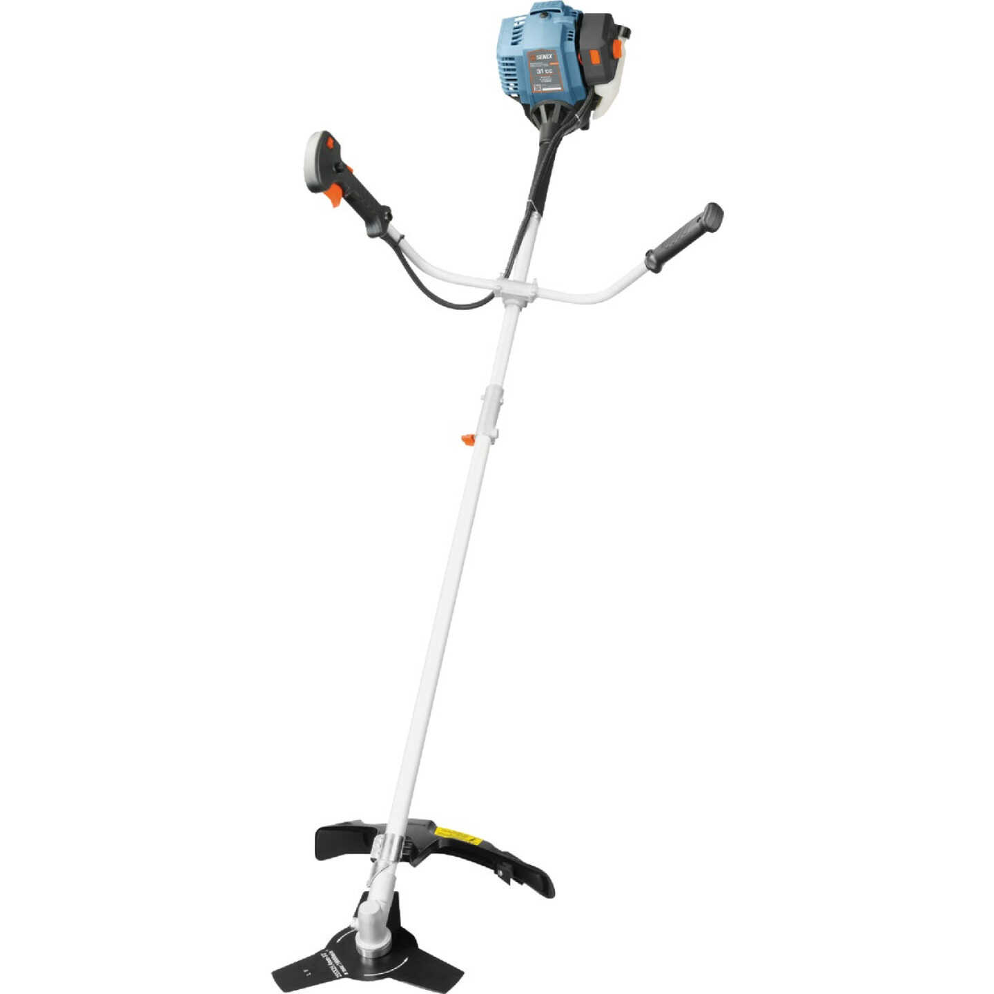 Senix 4QL 31cc 4-Cycle Gas Powered 10 In. Brush Cutter and 17.7 In. String Trimmer Image 1
