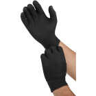 Grippaz XL Black Nitrile Fish Scale Texture Disposable Gloves (50-Pack) Image 1