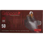 Grippaz XL Black Nitrile Fish Scale Texture Disposable Gloves (50-Pack) Image 3