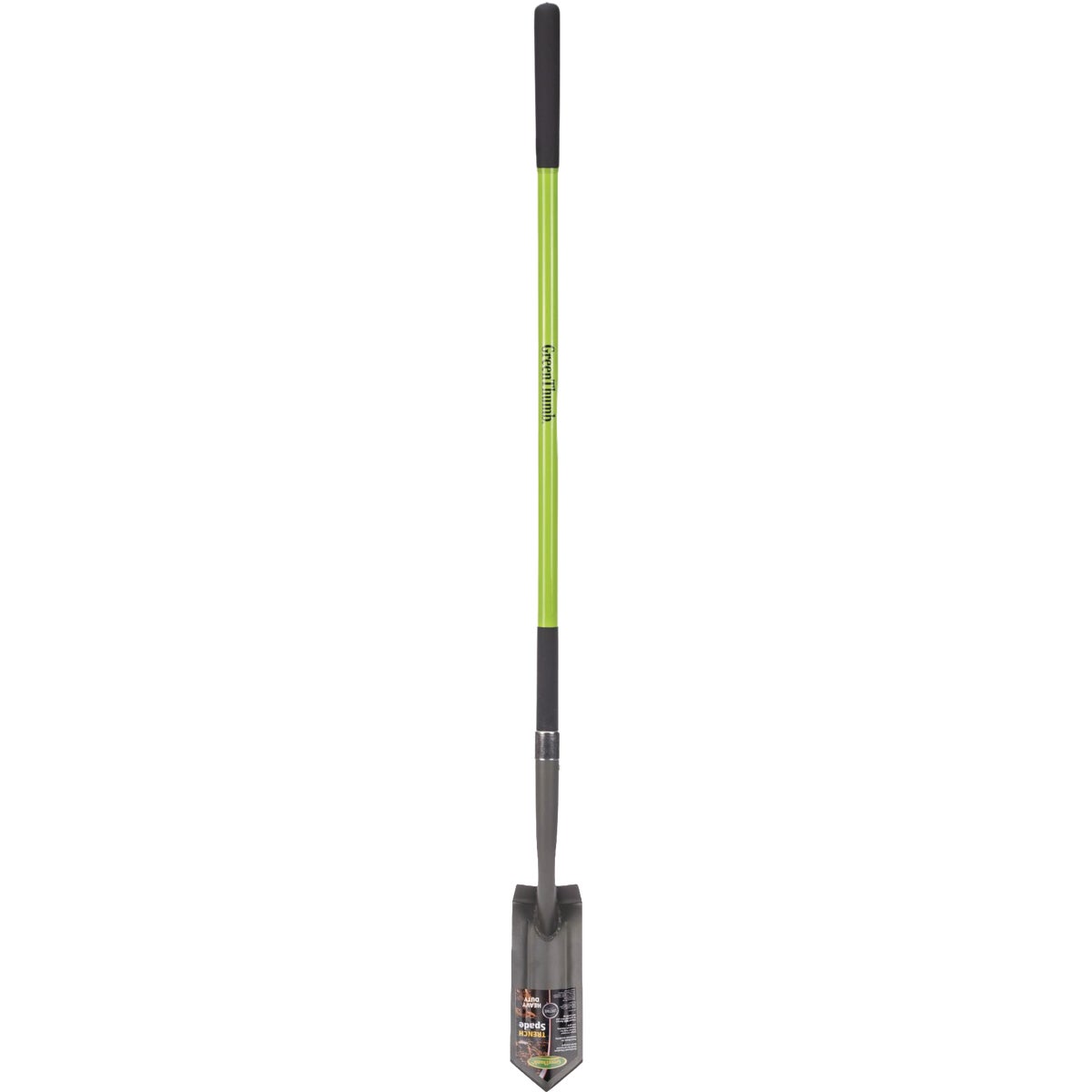 Green Thumb Fiberglass Handle Trench Shovel Image 1