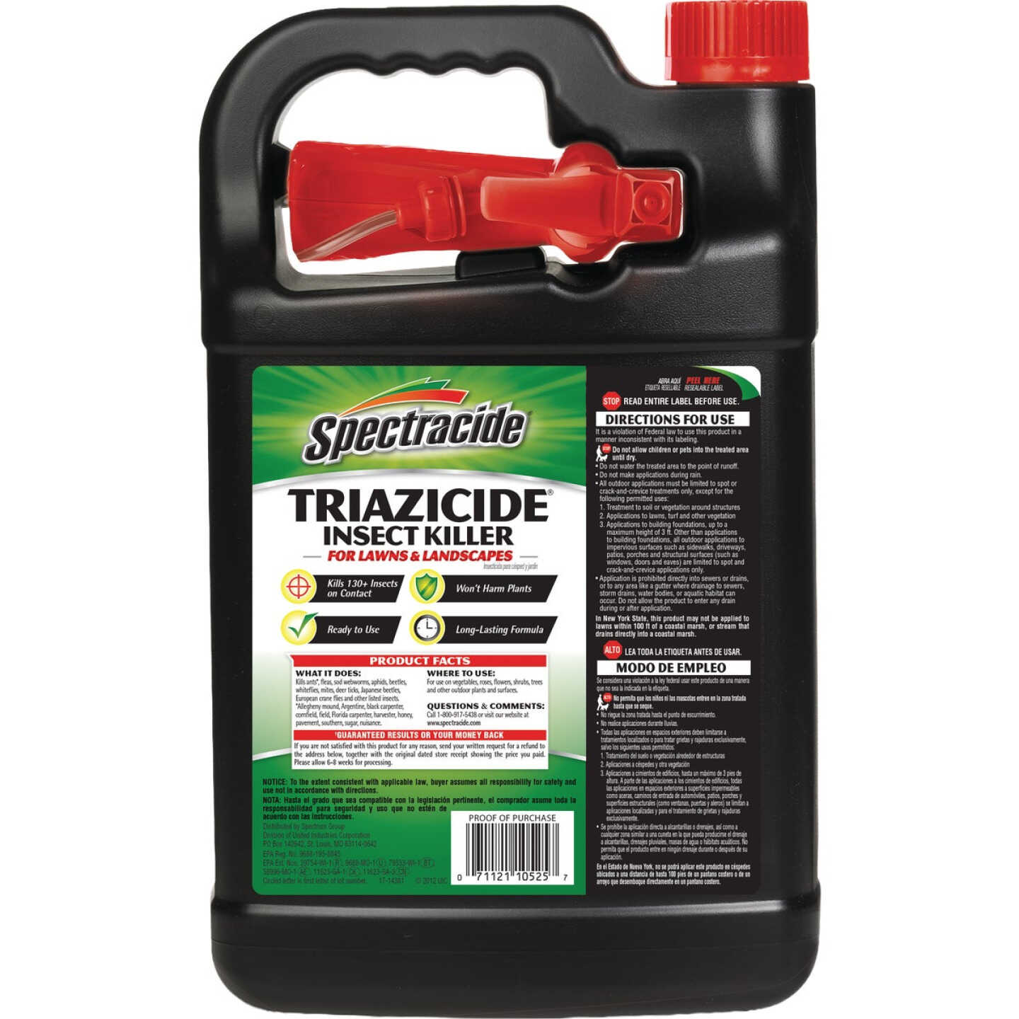 Spectracide Triazicide 1 Gal. Trigger Spray Insect Killer for Lawns & Landscapes Image 6