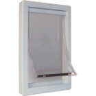 Ideal Pet 15 In. x 20 In. Super Large Plastic White Pet Door Image 1