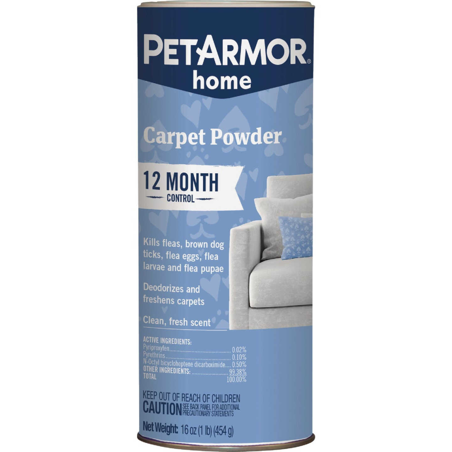 PetArmor Home 16 Oz. Flea & Tick Carpet Powder Image 1