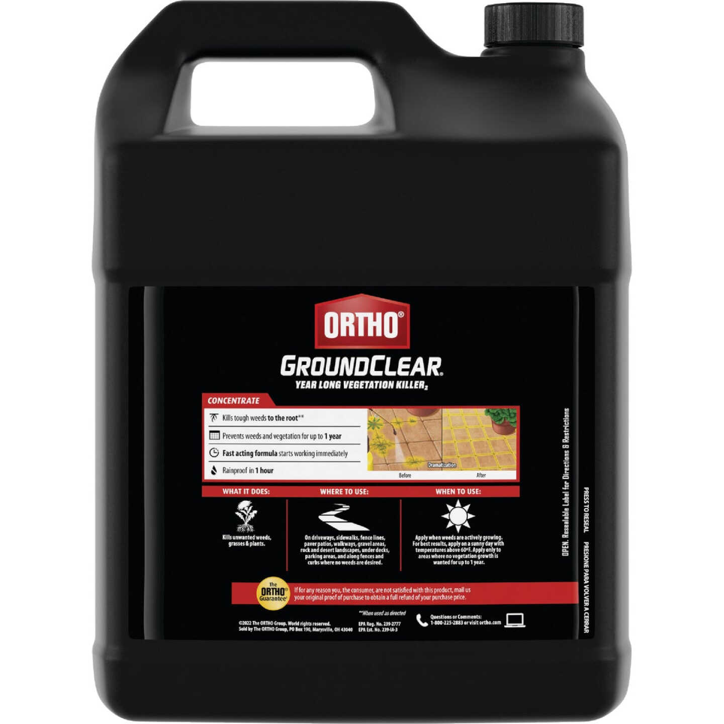 Ortho GroundClear 2 Gal. Concentrate Year Long Vegetation Killer Image 2