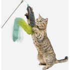 SmartyKat Crazy Catch 3-Part Breakaway Plush Catnip Wand Cat Toy Image 2