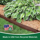 Master Mark 5 In. x 20 Ft. Brown Terrace Board Lawn Edging with Stakes Image 5