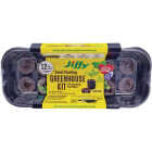 Jiffy 12-Pellet Windowsill Greenhouse Seed Starter Kit Image 1