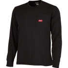 Milwaukee GridIron Small Black Long Sleeve Heavy-Duty Pocket T-Shirt Image 1