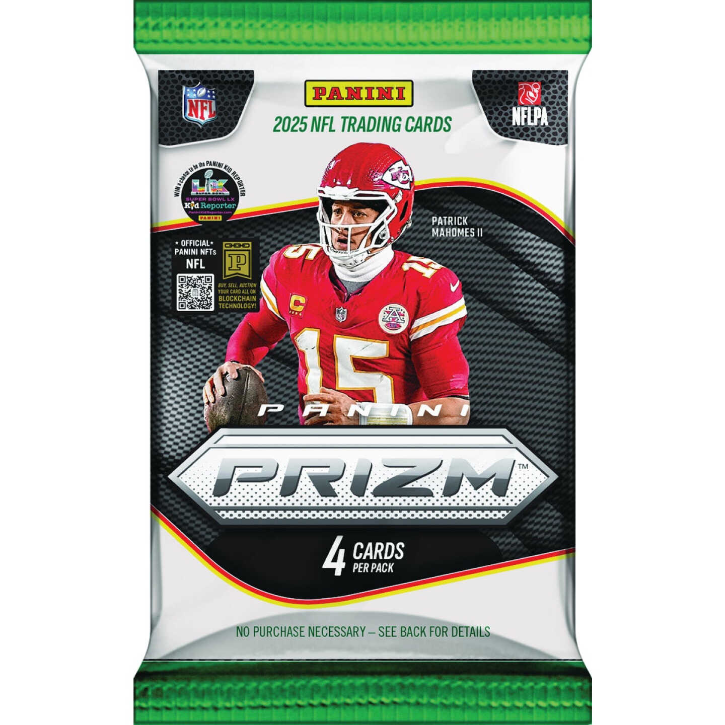 Panini 2025 Prizm Football Retail Pack Image 1