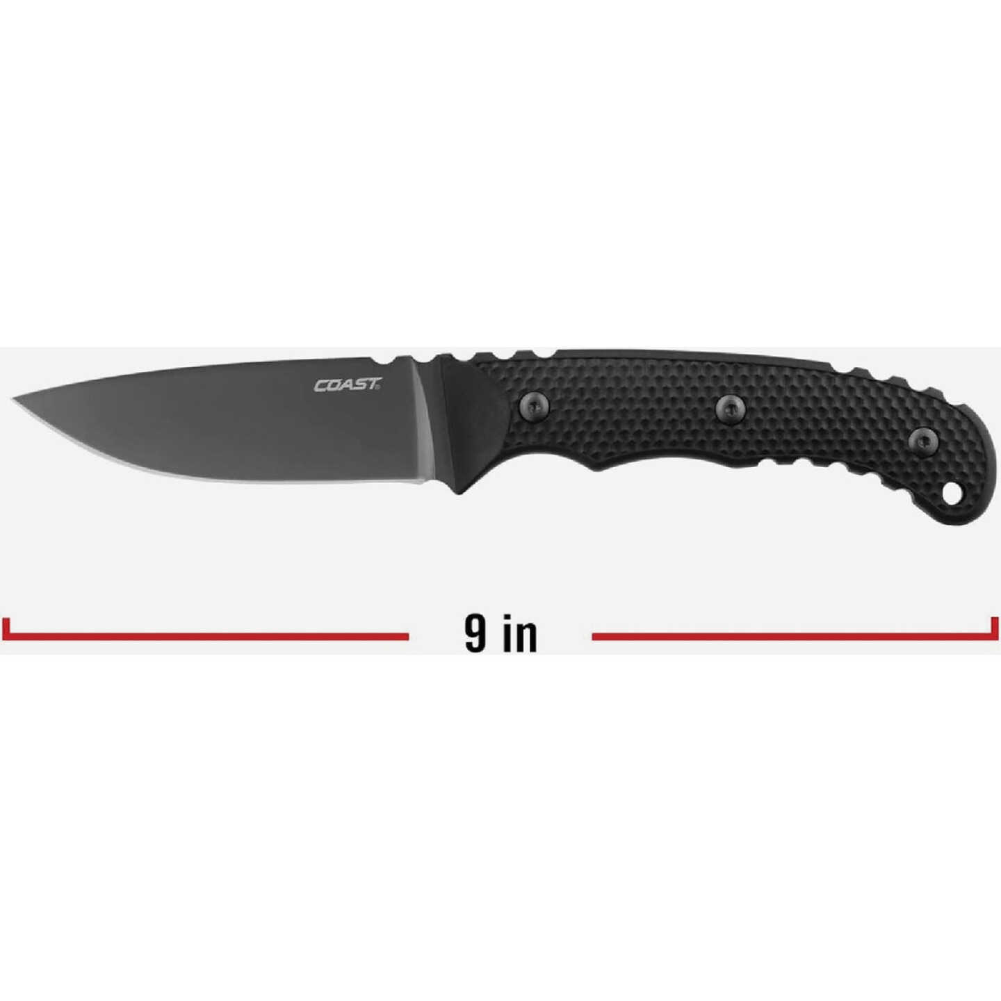 Coast F402 4 In. Stainless Steel Fixed Blade Knife Image 6