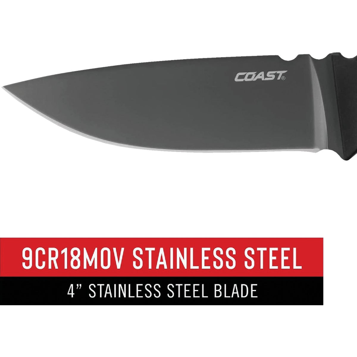 Coast F402 4 In. Stainless Steel Fixed Blade Knife Image 3