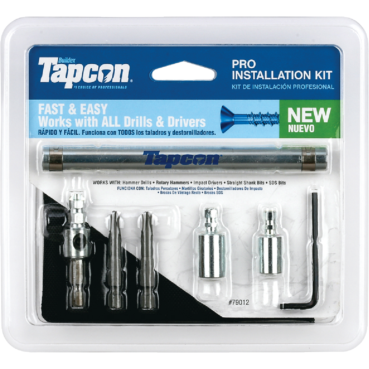 Tapcon Masonry Drill Set with Star Bit (8-Piece) Image 1