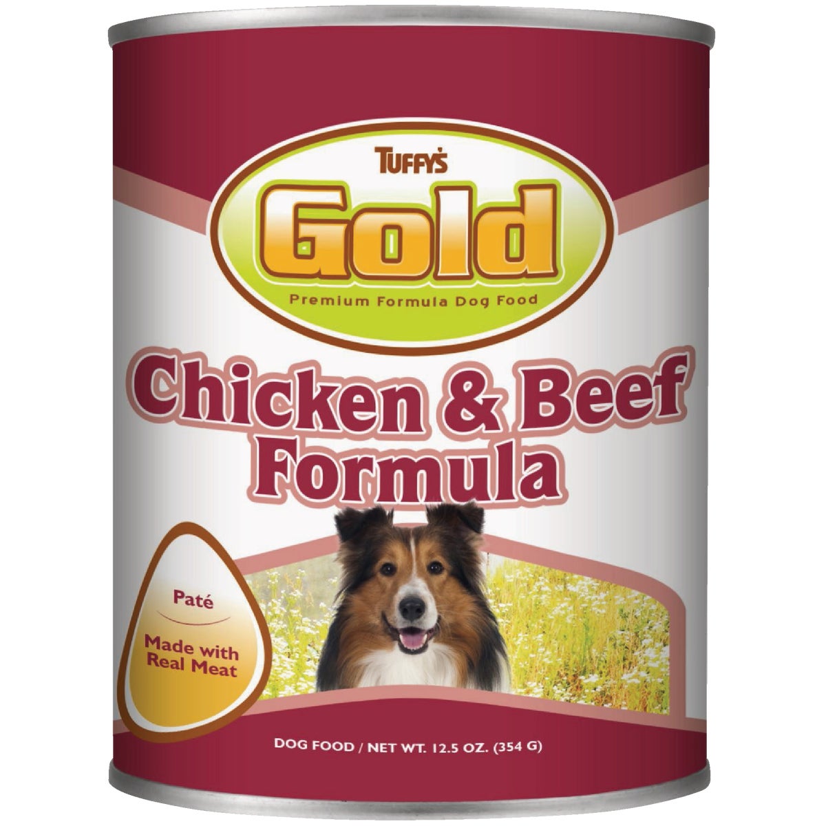 Tuffy's Gold 12.5 Oz. Chicken & Beef Wet Dog Food Image 1