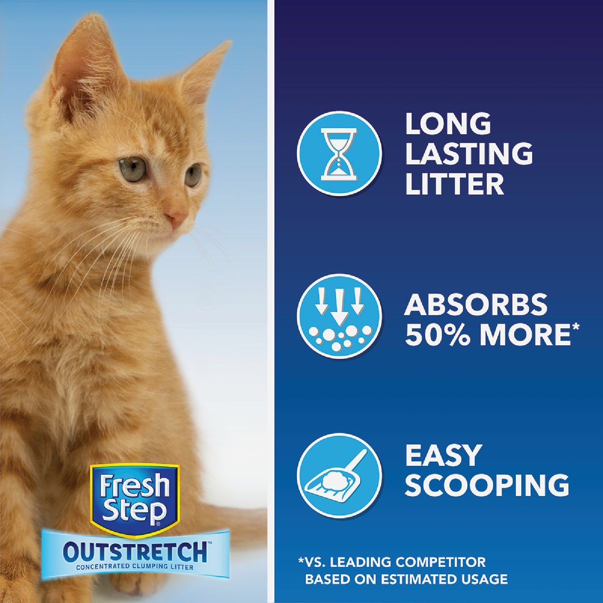 Fresh Step Outstretch 19 Lb. Concentrated Clumping Cat Litter Image 3