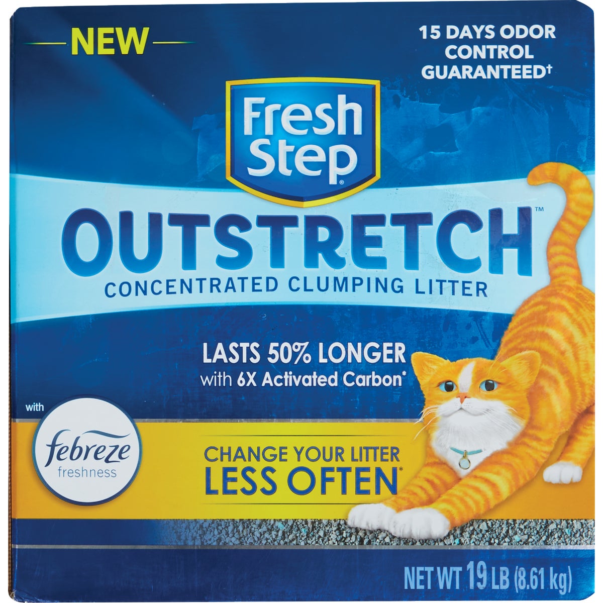 Fresh Step Outstretch 19 Lb. Concentrated Clumping Cat Litter Image 5