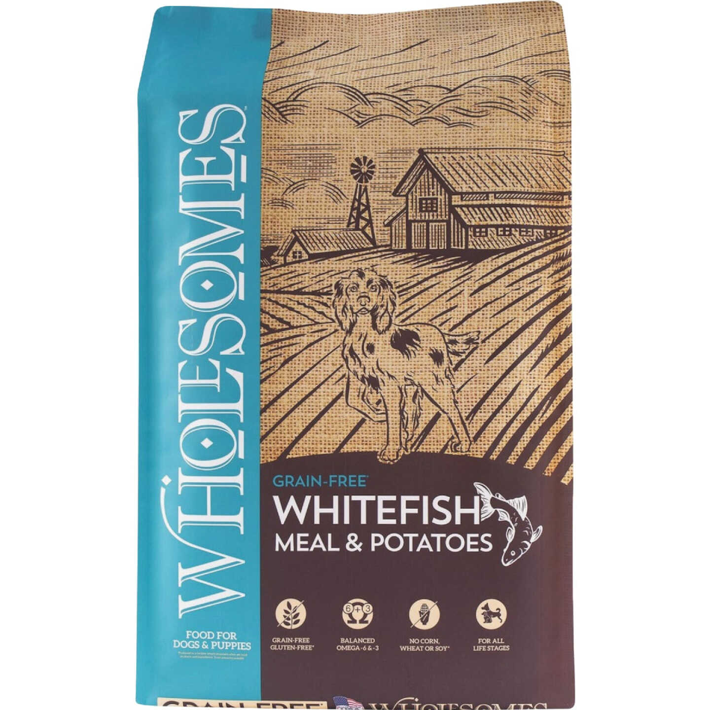 Wholesomes Grain-Free 35 Lb. Whitefish Meal & Potato Formula Dry Dog Food Image 1