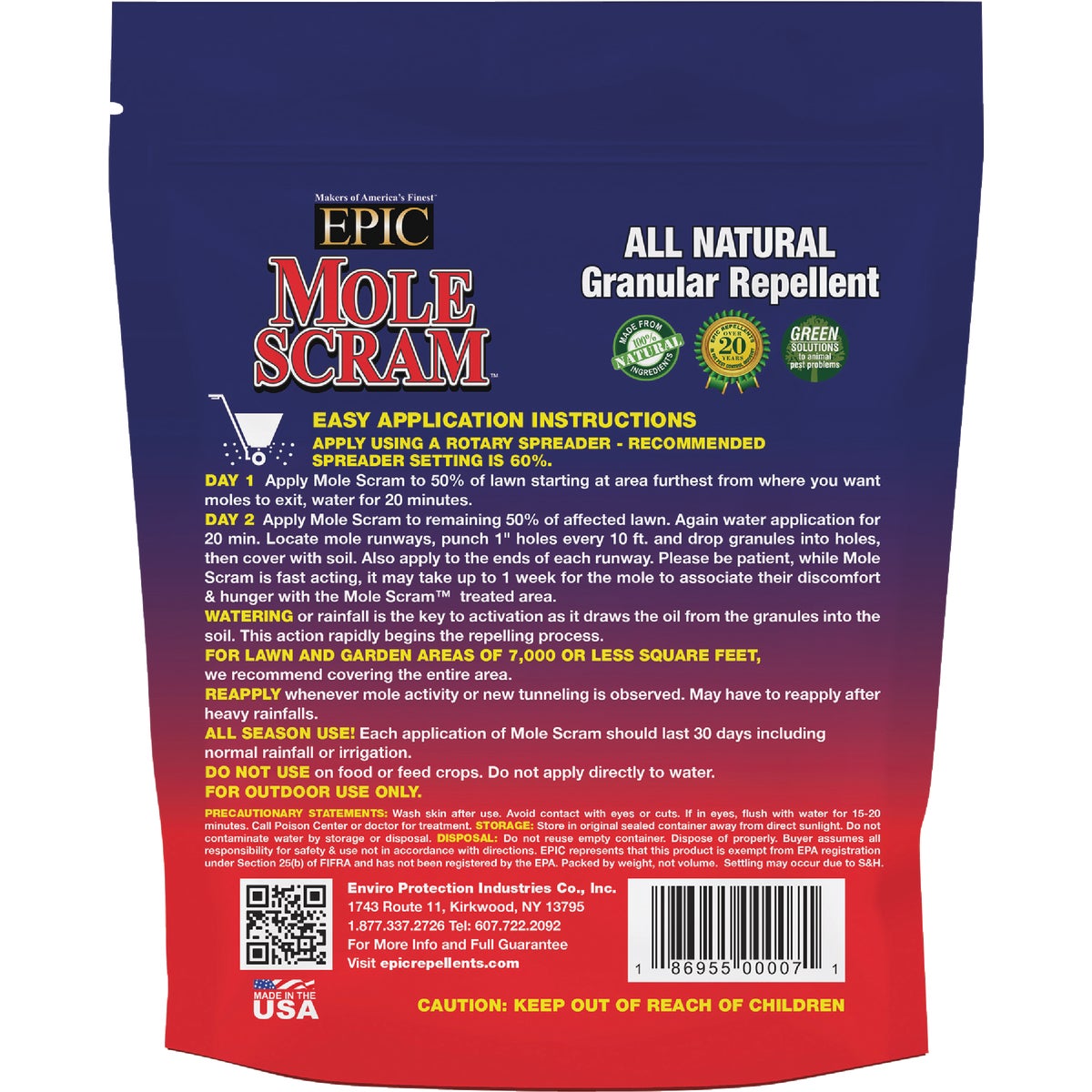 Mole Scram 4.5 Lb. Granular Organic Mole Repellent Image 2