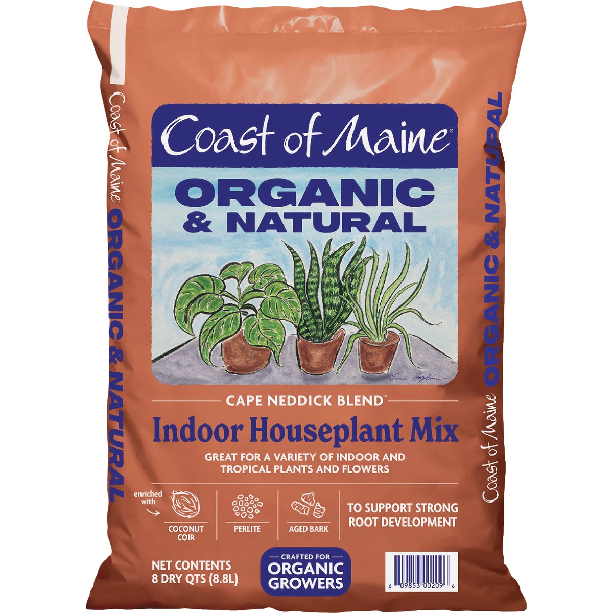 Coast of Maine Cape Neddick Blend 8 Qt. Indoor Houseplant Mix Image 1