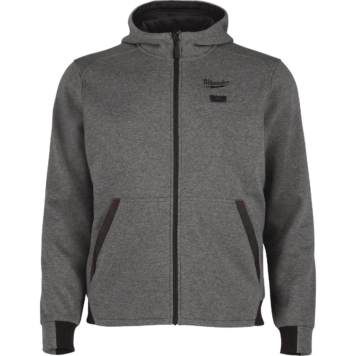 Milwaukee M12 Men's Medium Gray Full-Zip Heated Hoodie