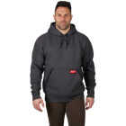 Milwaukee Small Gray Heavy-Duty Pullover Hooded Sweatshirt Image 2