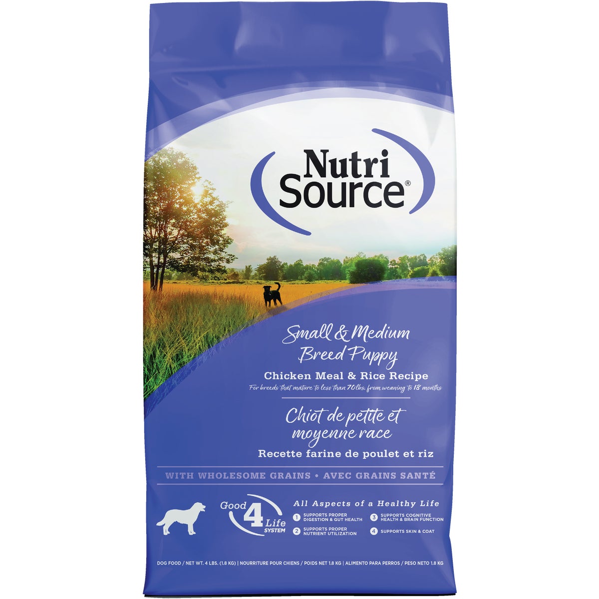 NutriSource 4 Lb. Small & Medium Breed Puppy Food