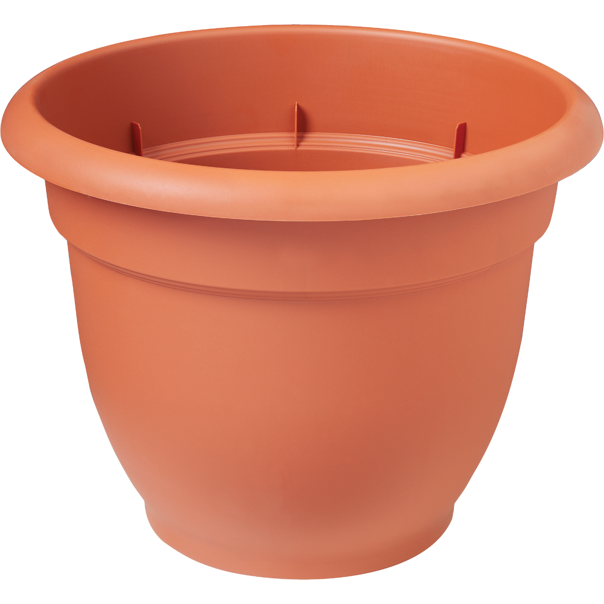 Bloem Ariana 13.75 In. H. x 16 In. Dia. Plastic Self Watering Terracotta Planter Image 1
