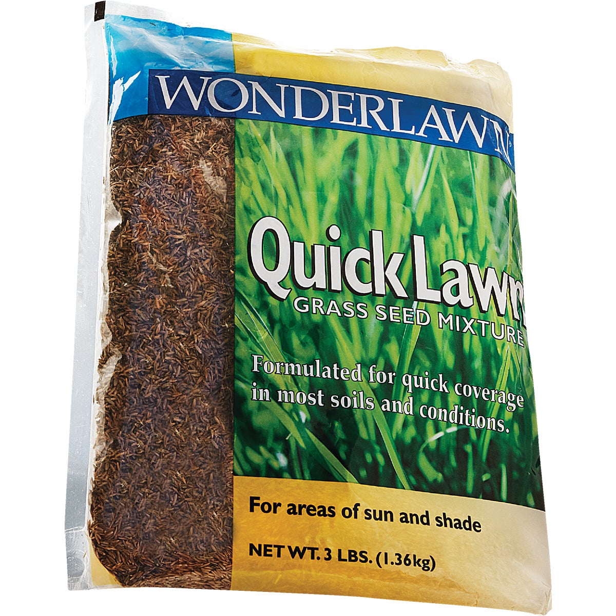 Wonderlawn Quick Lawn 3 Lb. 900 Sq. Ft. Coverage Annual & Perennial Ryegrass Grass Seed Image 4