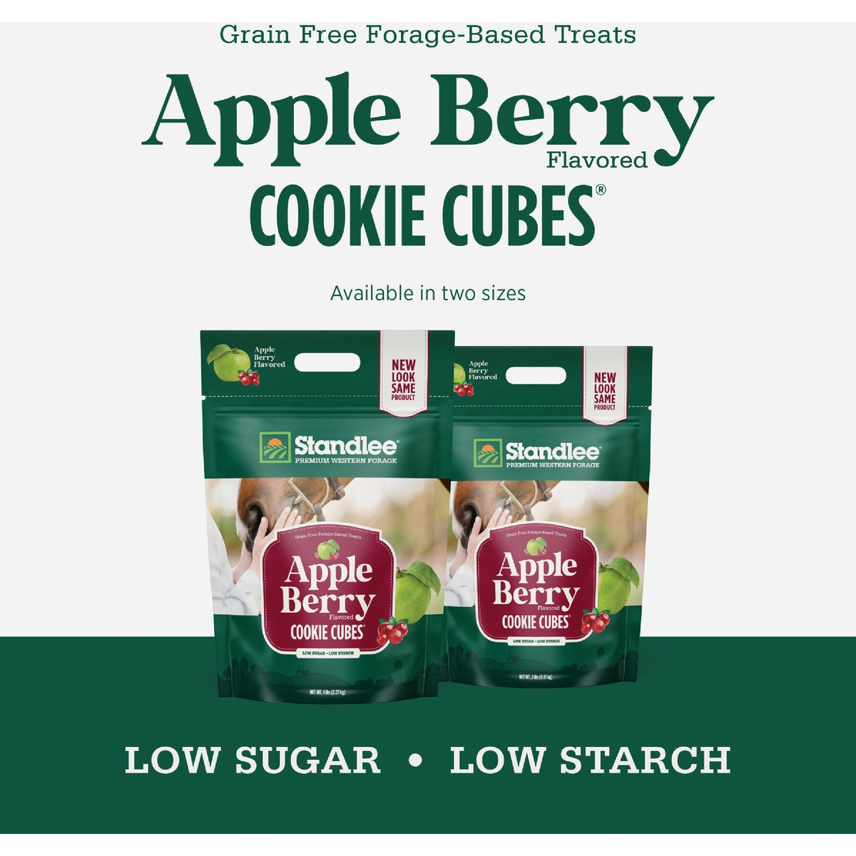 Standlee Premium Western Forage 5 Lb. Premium Apple/Berry Cookie Cubes Treats Image 5