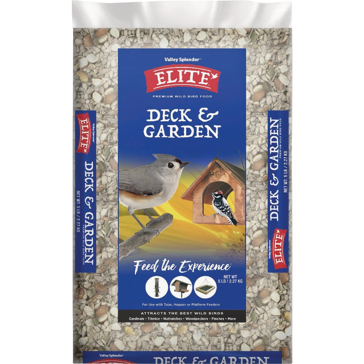 Valley Splendor Elite 5 Lb. Deck & Garden Premium Wild Bird Food
