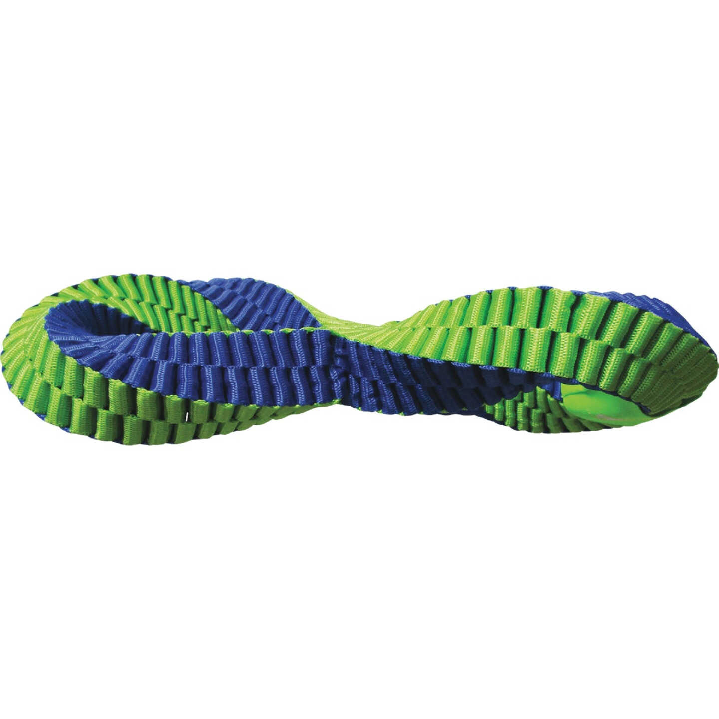 Nerf Dog 12 In. Nylon Square Braided Twisted Infinity Tug Dog Toy Image 6